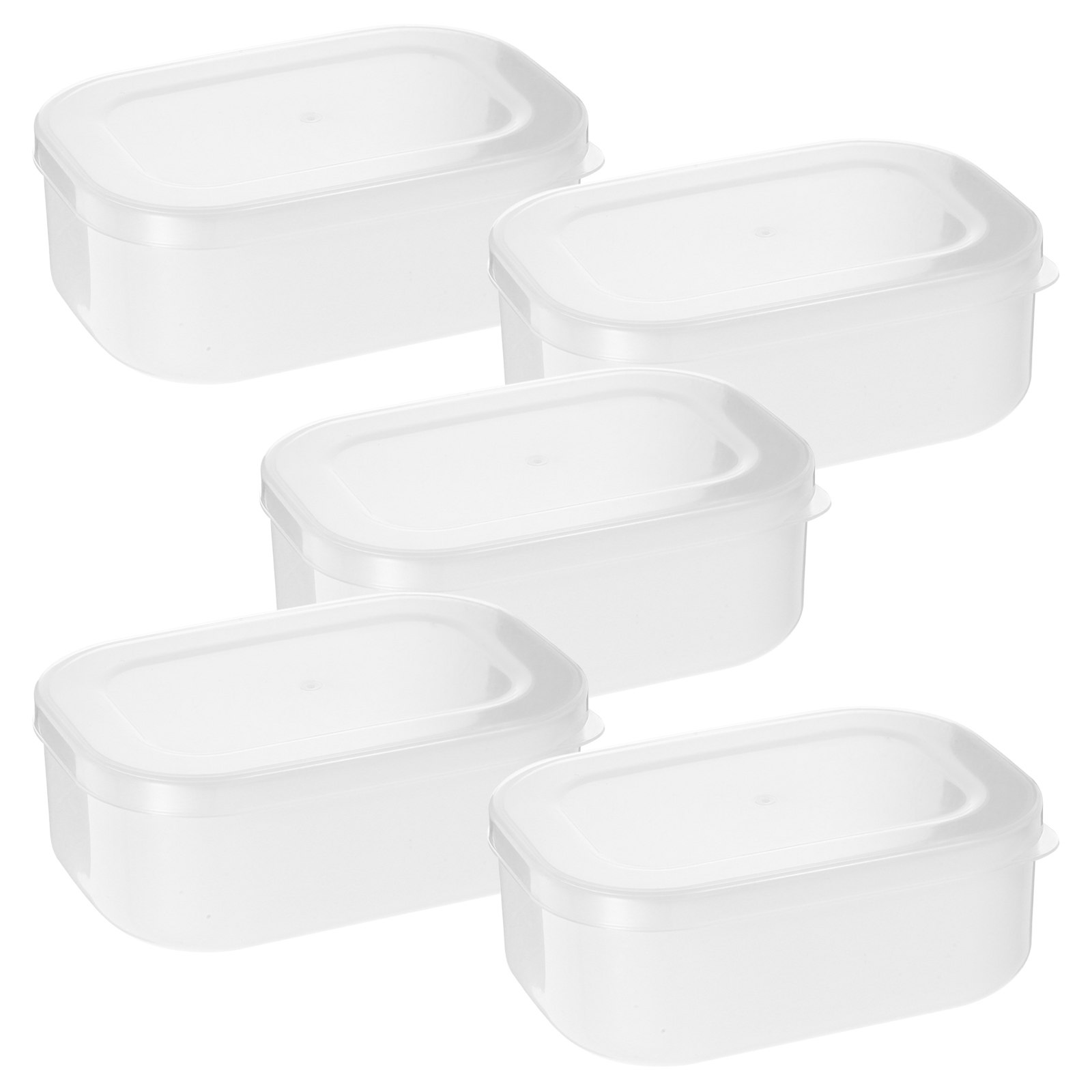 Meal Prep With Rice - 5Pcs Cooked Rice Containers Weight Control