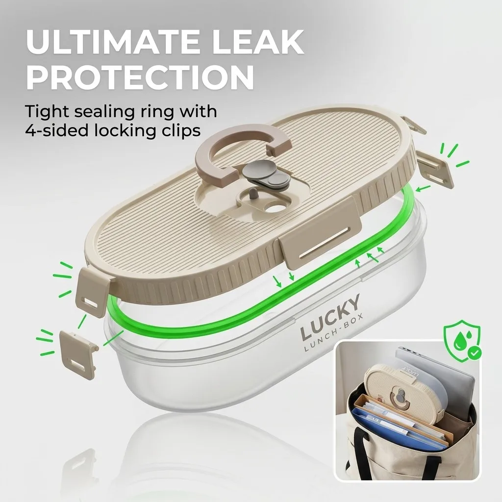 Portable Bento Lunch Box Set L - Meal Prep Or Prep Meal ulasan dan harga