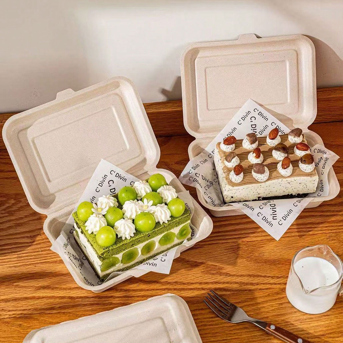 Ciabatta Packaging Box, Paper  - Meal Prep Bowl ulasan dan harga