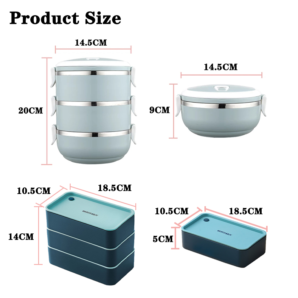 Portable Stainless Steel Therm - Meal Prep Bowl ulasan dan harga