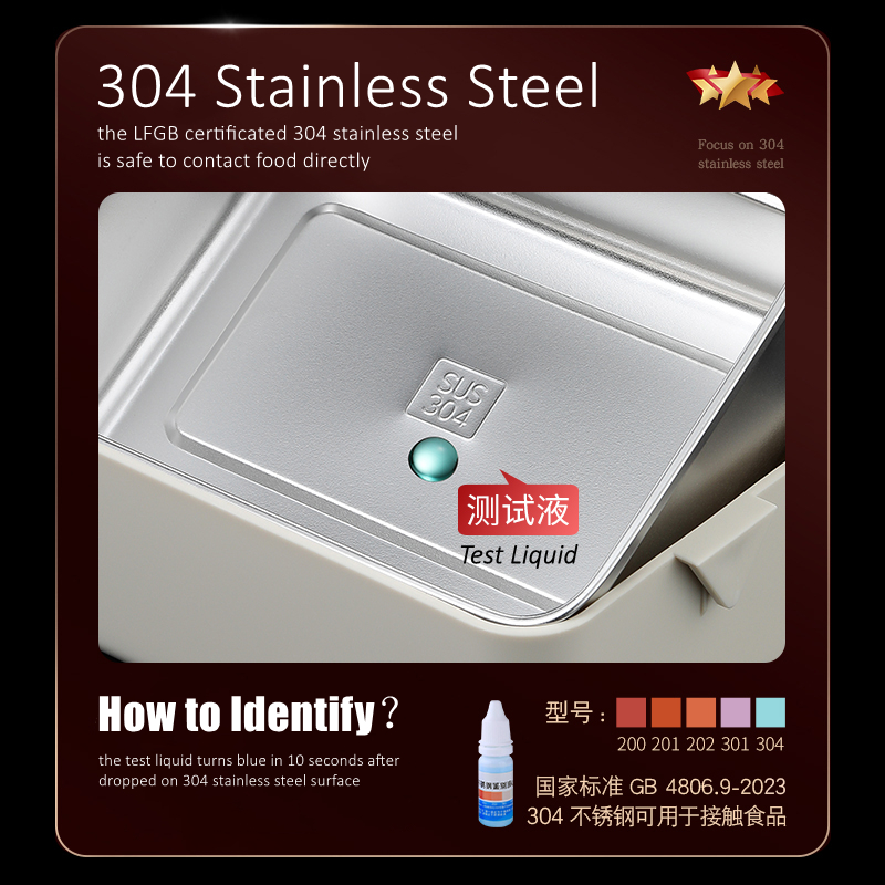 304 Stainless Steel 2 Layer Be - Meal Prep Bowl ulasan dan harga