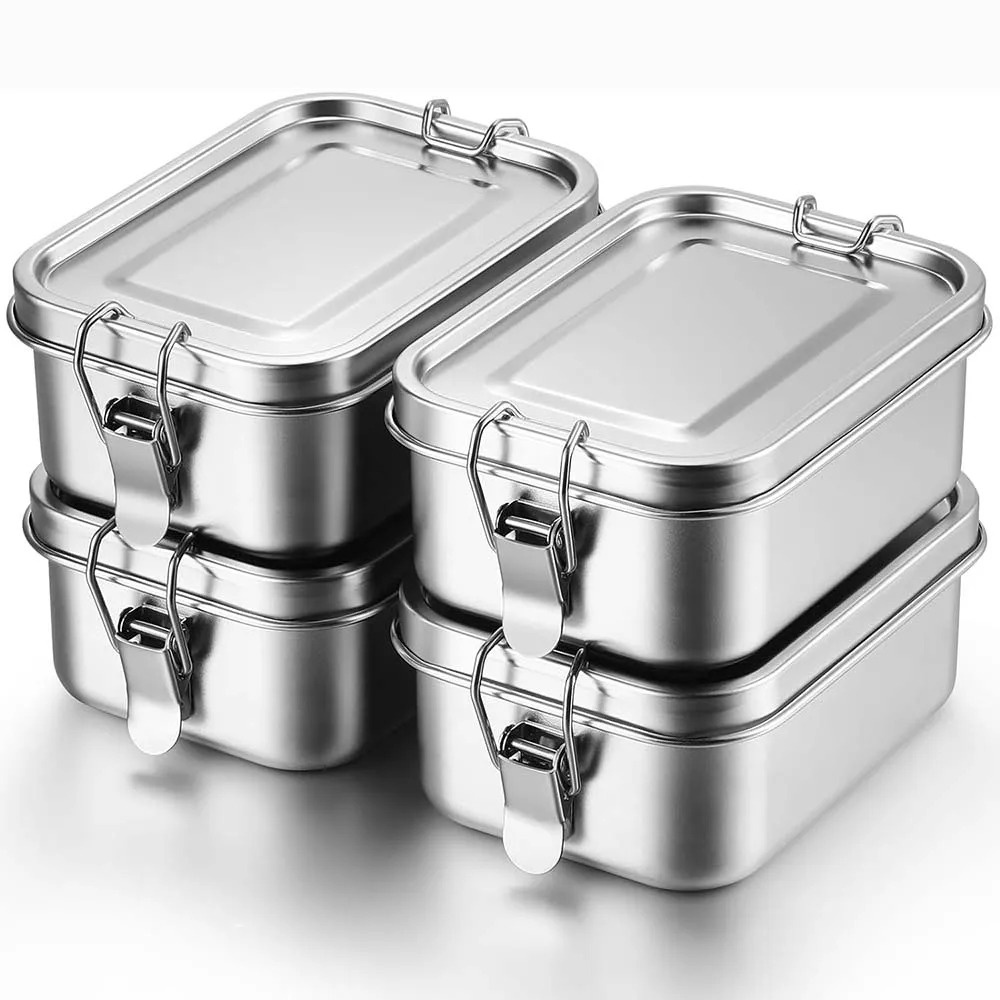 Stainless Steel Bento Box Meta - Meal Prep Bowl ulasan dan harga