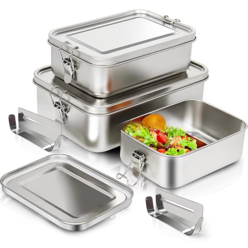 Stainless Steel Bento Box Meta - Meal Prep Bowl ulasan dan harga